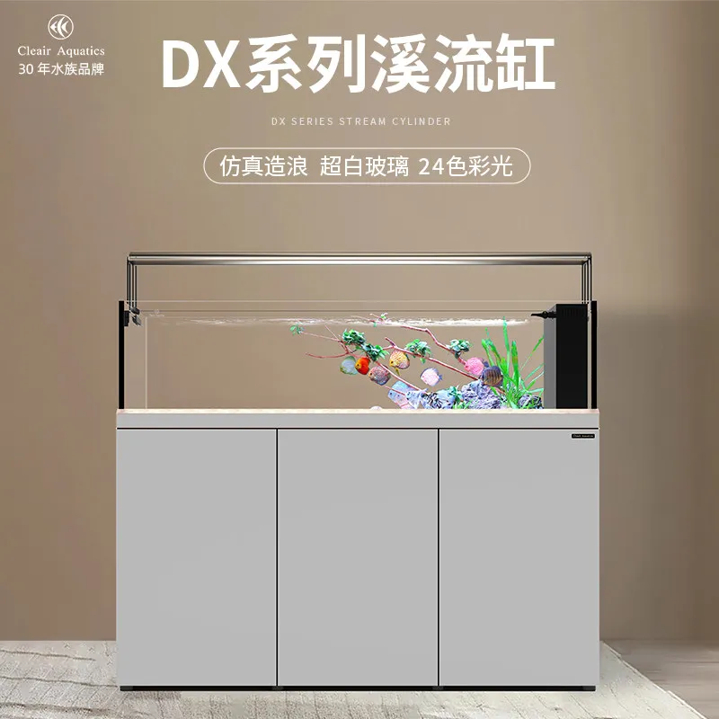 Aquarium Planted Setup - Aa Fish tank ultra-white glass integrated