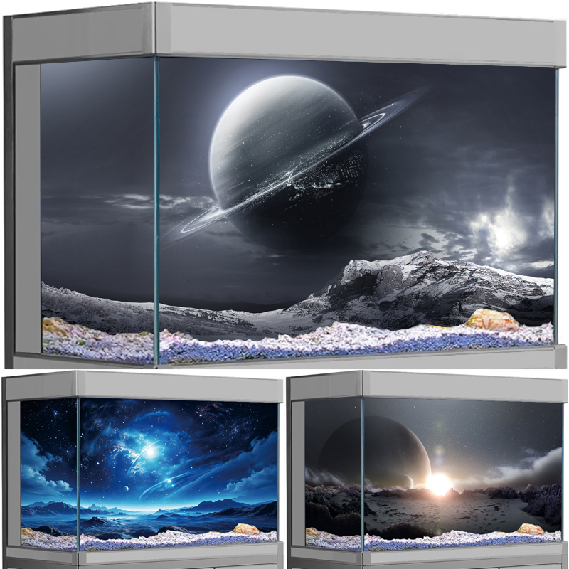 Aquarium Planet - 3D Space Planet Galaxy Aquarium Background