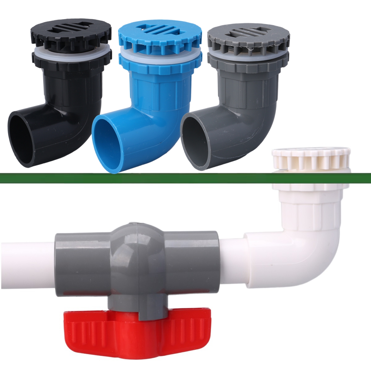 Aquarium Planet - 1pc 20/25/32/40/50mm PVC Pipe Joints Aquarium