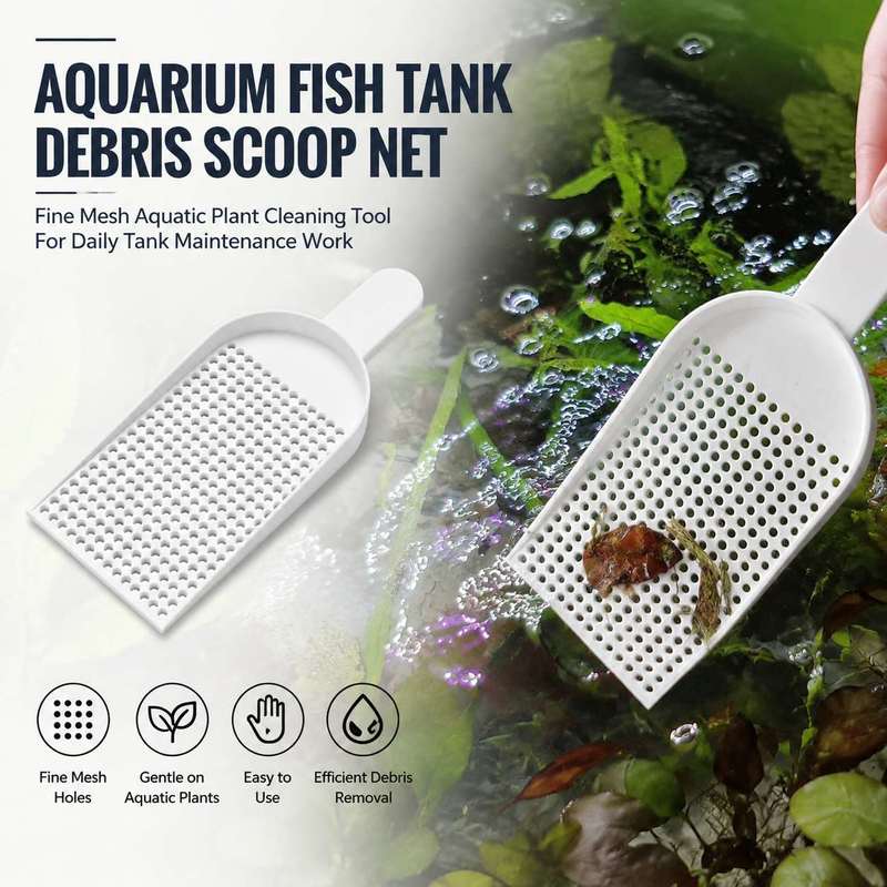 Planted Aquarium Maintenance - Aquarium Fish Tank Debris Scoop Net