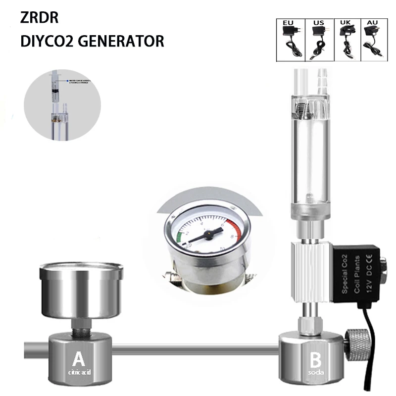 Planted Aquarium Co2 - Aquarium DIY CO2 Reactor Generator System