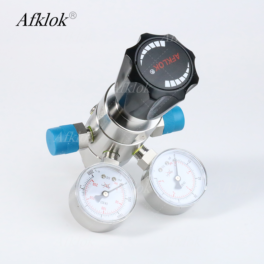 Co2 Regulator Dual Stage - Dual Stage Pressure Regulator Dual Gauge