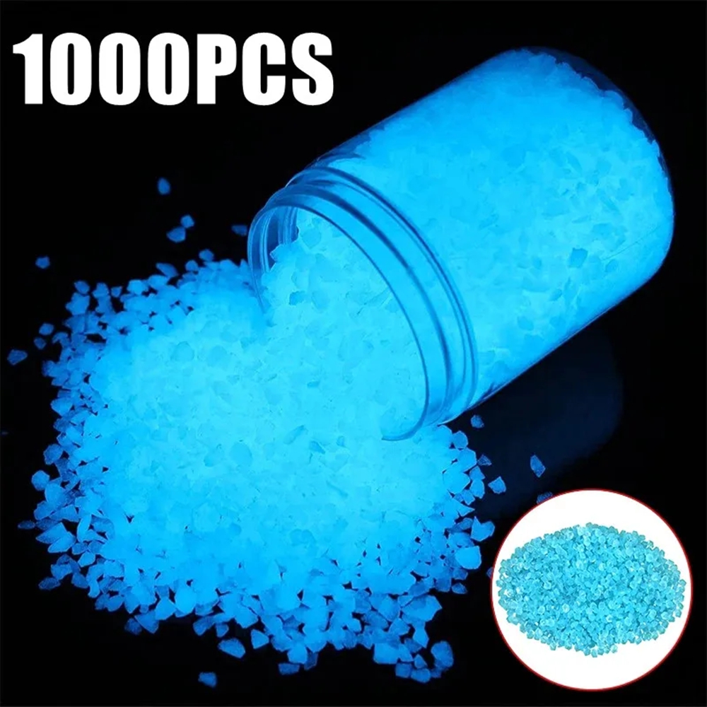 Aquarium Planet - Glow in The Dark Garden Pebbles