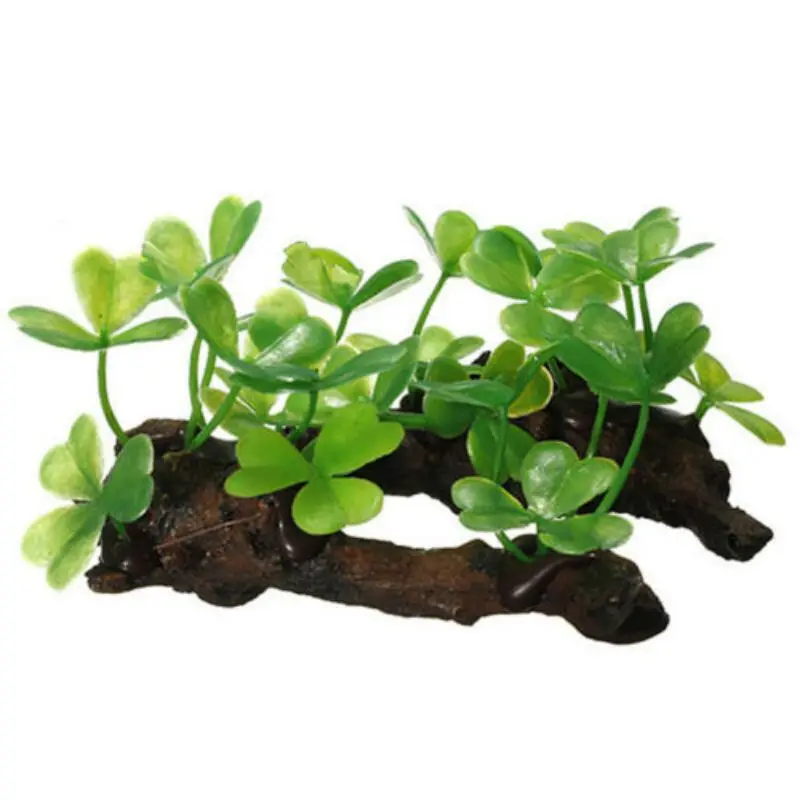 Plastic Artificial Turtle Tree - Aquarium Plant Roots ulasan dan harga