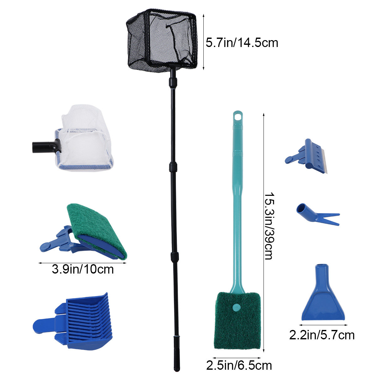 6 in Fish Tank Cleaning Kit Aq - Planted Aquarium Cleaning Kit ulasan dan harga