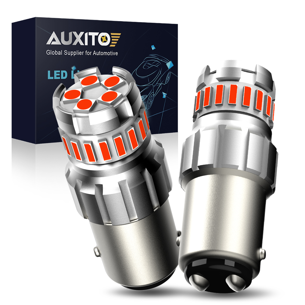 AUXITO 2Pcs Red 1157 P21/5W BA - Ludwigia Super Red ulasan dan harga