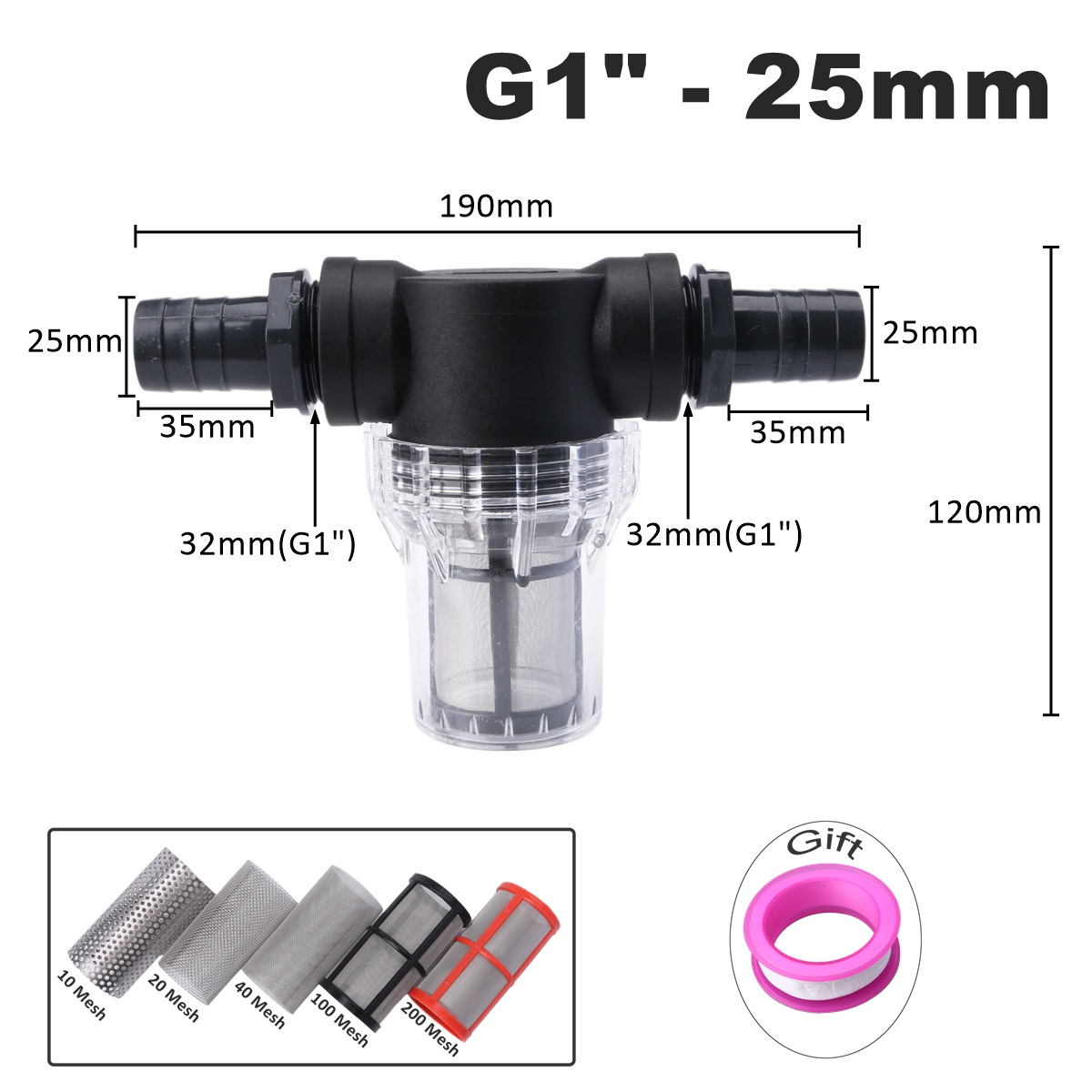 8~30mm PVC Pagoda joint Inlet  - Aquarium Planet ulasan dan harga