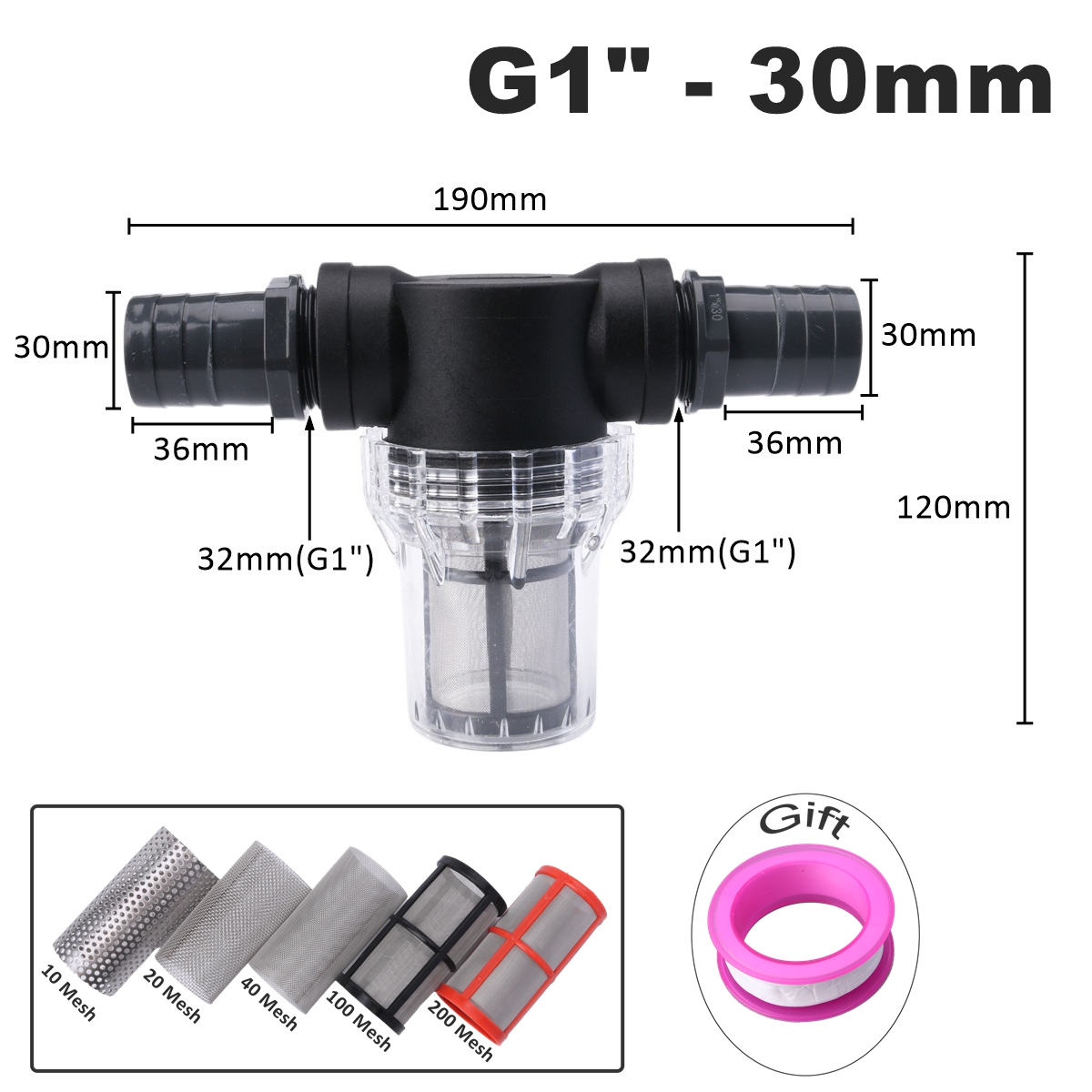 8~30mm PVC Pagoda joint Inlet  - Aquarium Planet ulasan dan harga