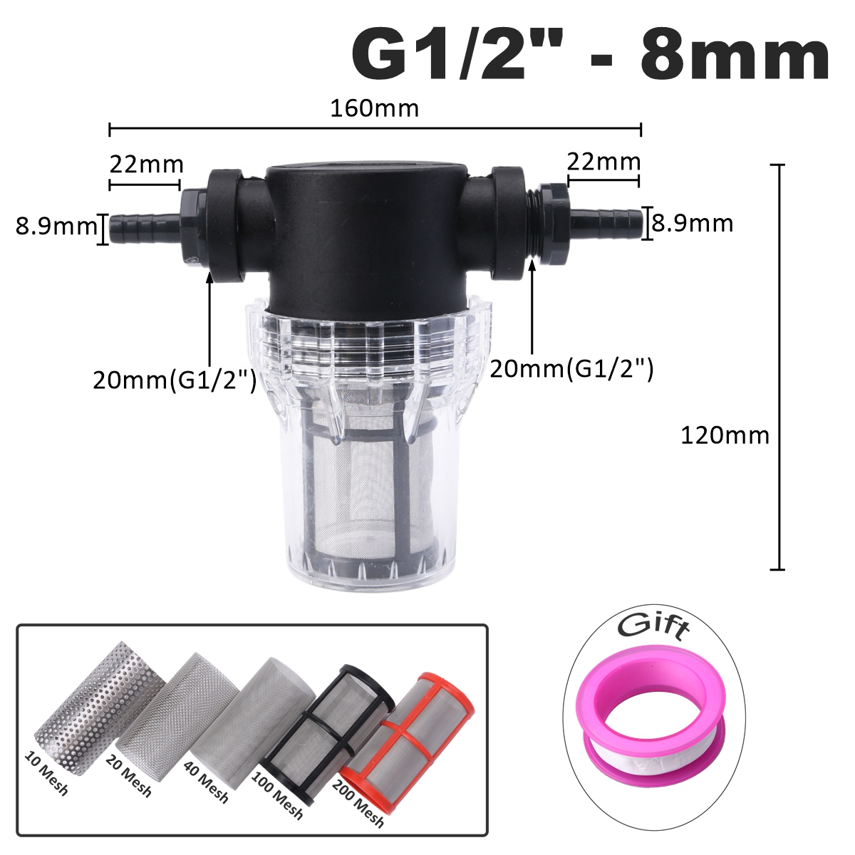 8~30mm PVC Pagoda joint Inlet  - Aquarium Planet ulasan dan harga