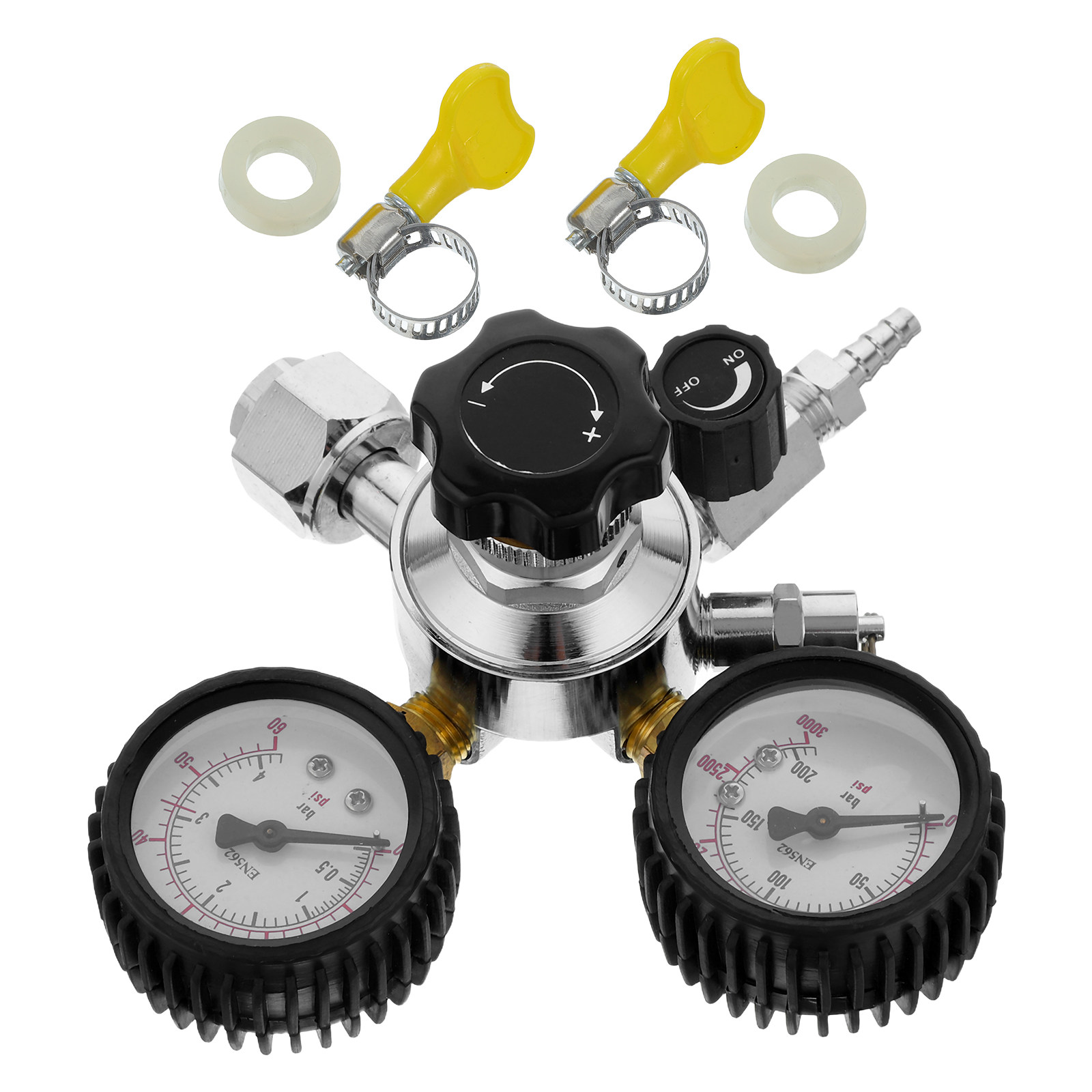 1Set Beer Brewing Device Cga32 - Co2 Regulator Dual Stage ulasan dan harga