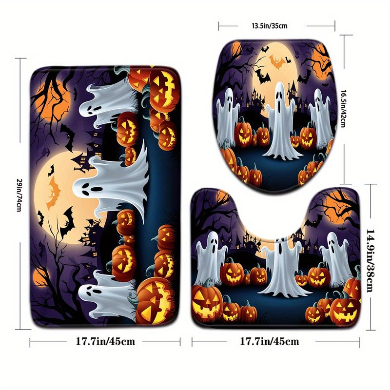 VIKAMA 3Pcs Halloween Toilet B - Aquarium Zombie ulasan dan harga