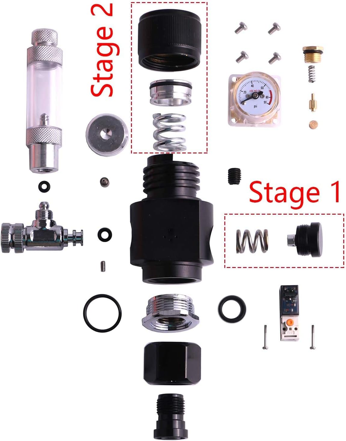 Aquarium CO2 Regulator Mini Se - Co2 Regulator Dual Stage ulasan dan harga