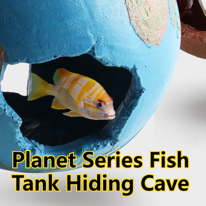Planet Series Fish Tank Hiding - Aquarium Planet ulasan dan harga