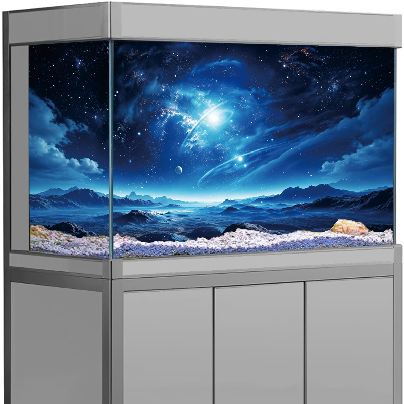 3D Space Planet Galaxy Aquariu - Aquarium Planet ulasan dan harga