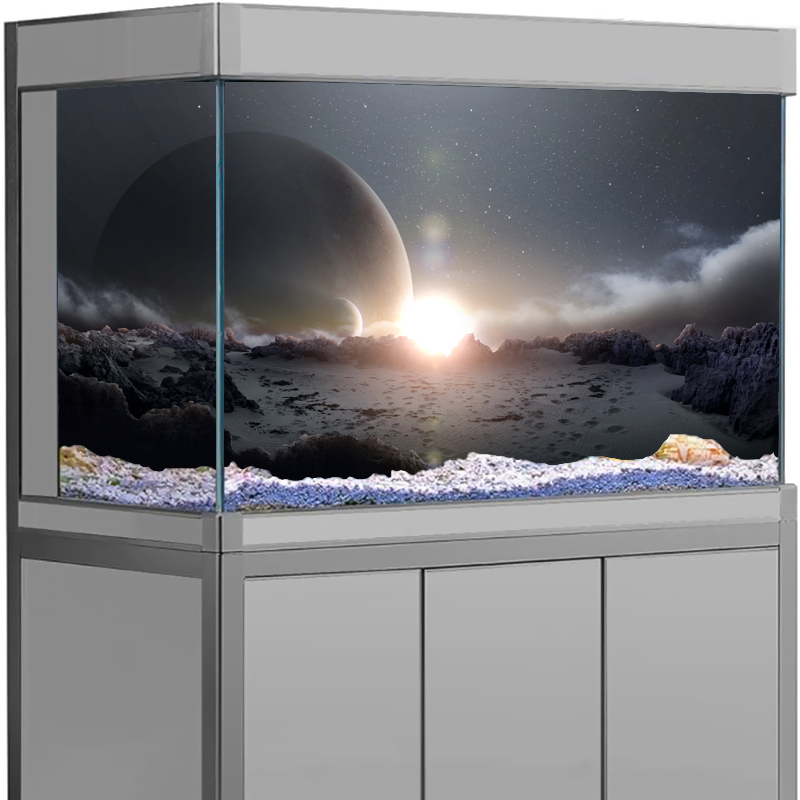 3D Space Planet Galaxy Aquariu - Aquarium Planet ulasan dan harga