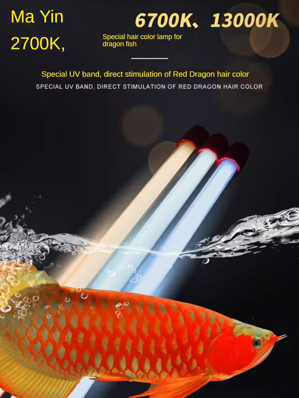 Glass Arowana Fish Tank Light, - Planted Aquarium Yellow Water ulasan dan harga