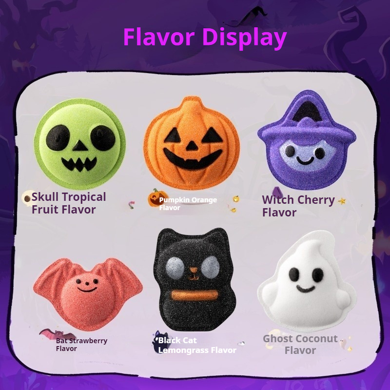 Halloween Bath Bombs Pumpkin B - Aquarium Zombie ulasan dan harga