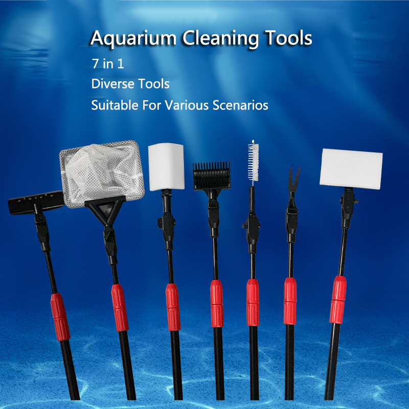 7in1 Aquarium Fish Tanks Clean - Planted Aquarium Cleaning Kit ulasan dan harga