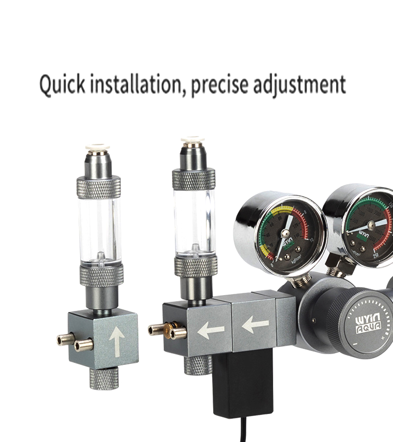 Aquarium DIY CO2 Regulator Dua - Co2 Regulator Dual Stage ulasan dan harga
