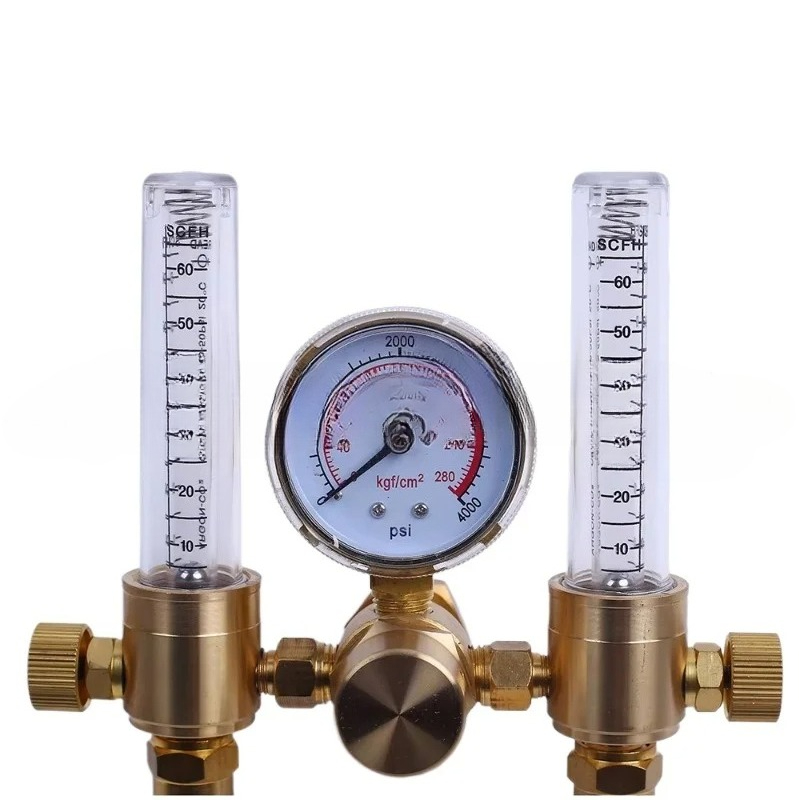 Dual Stage Argon CO2 Flowmeter - Co2 Regulator Dual Stage ulasan dan harga