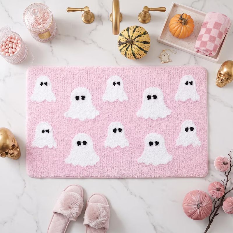 VIKAMA Cute Pink Ghost Bath Ma - Aquarium Zombie ulasan dan harga