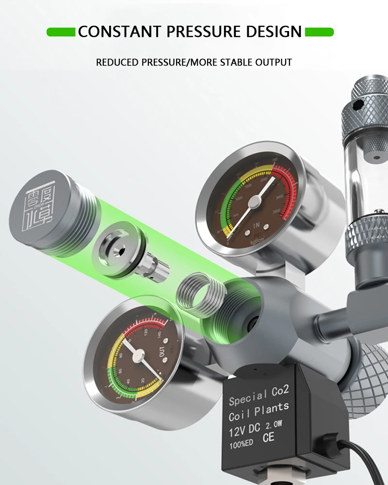 ZRDR Aquarium CO2 Regulator El - Planted Aquarium Co2 ulasan dan harga