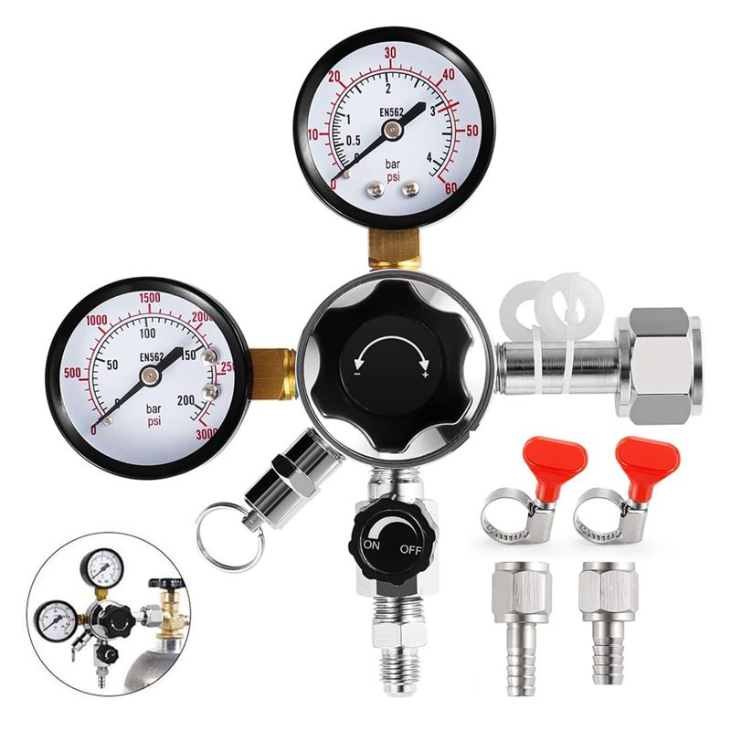 A02M-CGA-320 Keg Regulator,Dua - Co2 Regulator Dual Stage ulasan dan harga