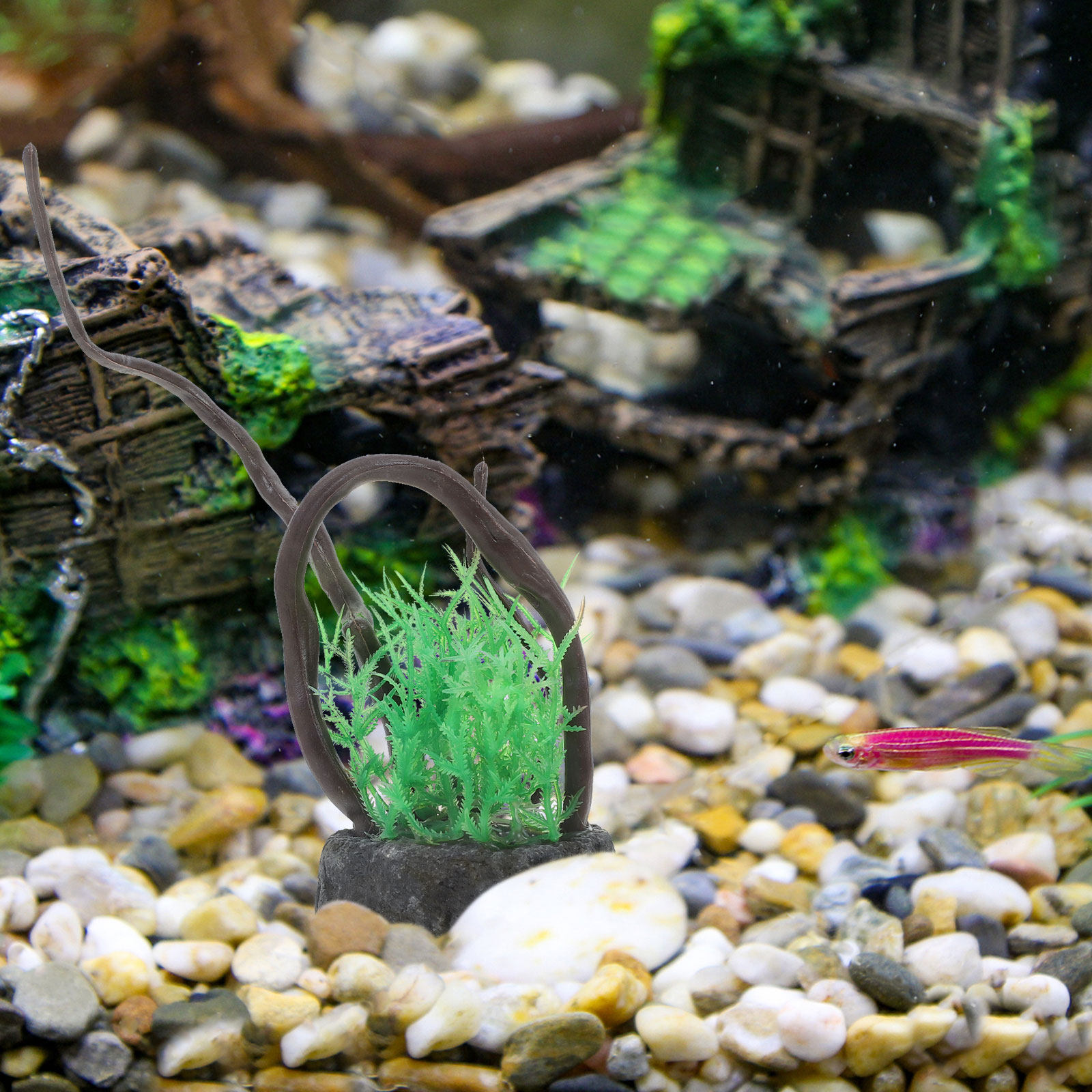 Artificial Fish Tank Root Deco - Aquarium Plant Roots ulasan dan harga
