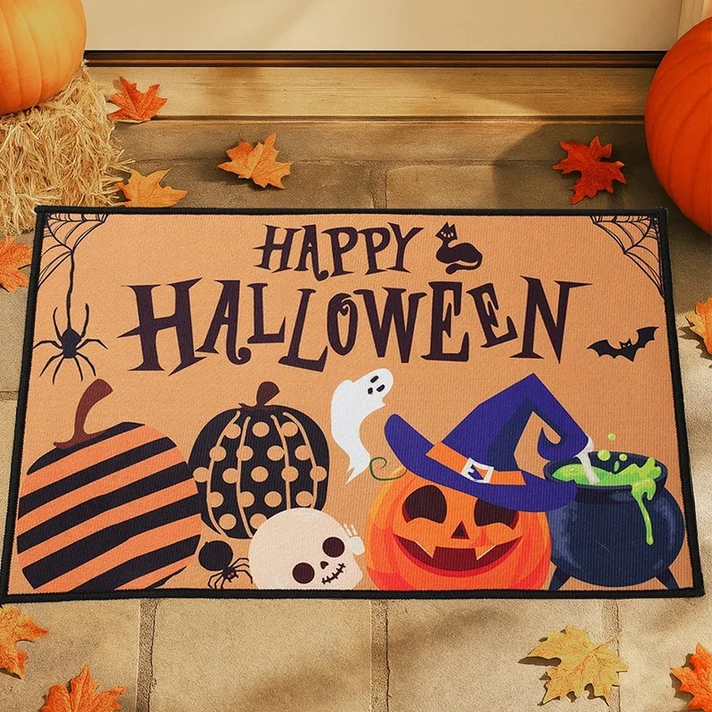 Halloween Pumpkin Doormat Hall - Aquarium Zombie ulasan dan harga