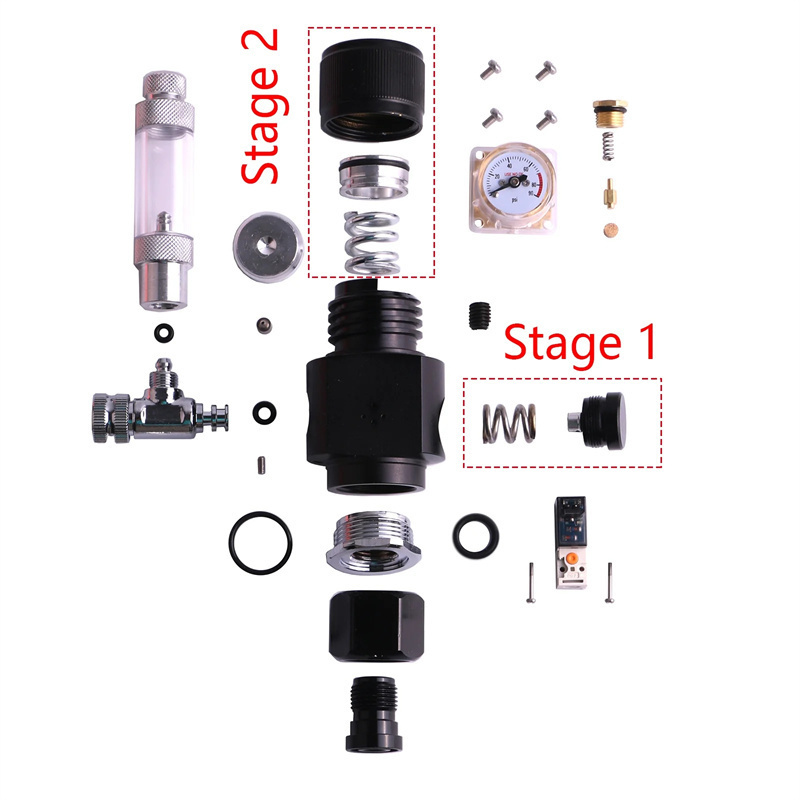 Fzone Mini Dual Stage Co2 Regu - Co2 Regulator Dual Stage ulasan dan harga