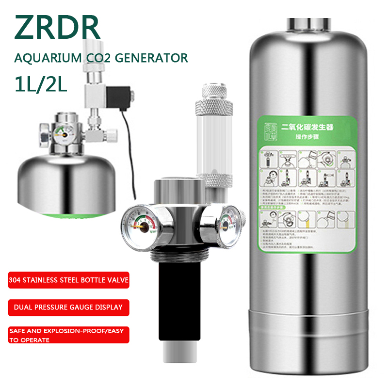 ZRDR Aquarium CO2 Generator Du - Planted Aquarium Co2 ulasan dan harga