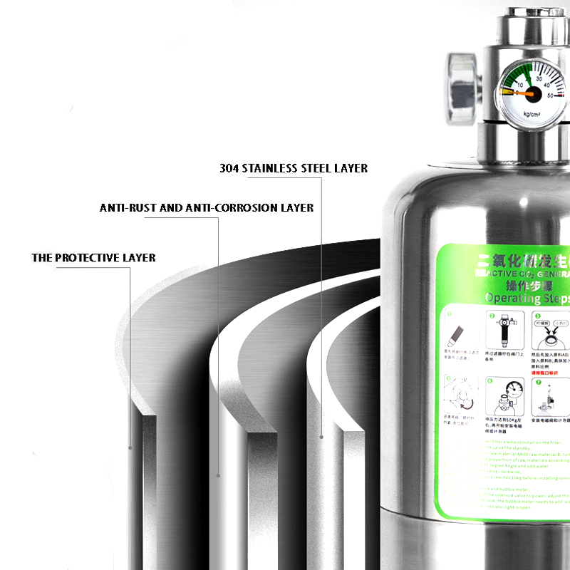 ZRDR Aquarium CO2 Generator Du - Planted Aquarium Co2 ulasan dan harga