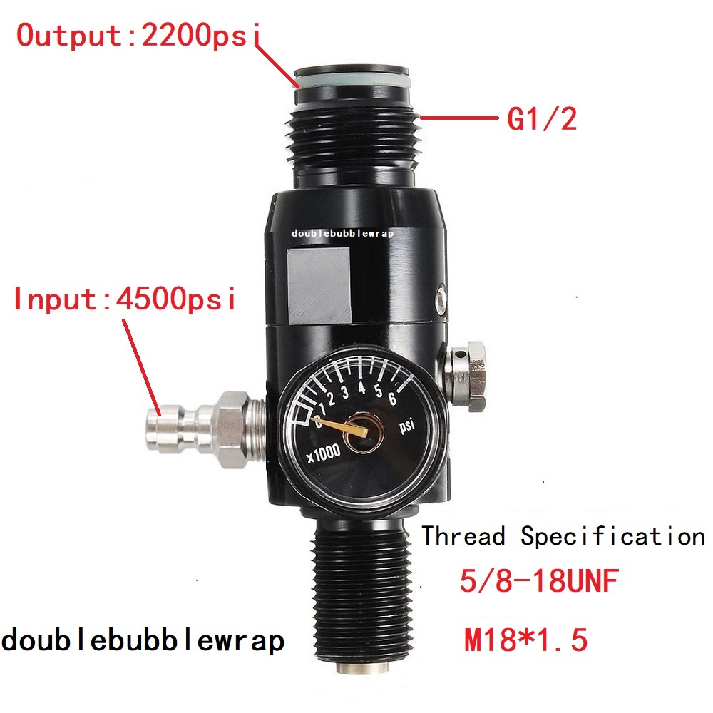 Regulator Valve 5/8-18UNF or M - Planted Aquarium Co2 ulasan dan harga