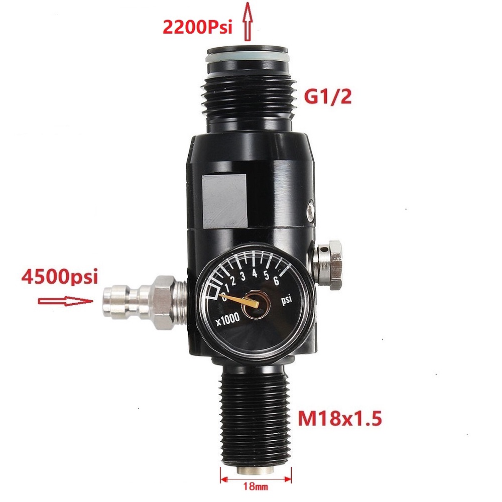 Regulator Valve 5/8-18UNF or M - Planted Aquarium Co2 ulasan dan harga
