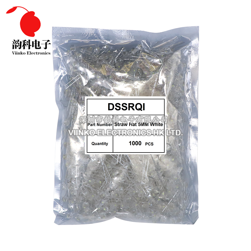 1000pcs 5mm Straw Hat LED Supe - Ludwigia Super Red ulasan dan harga