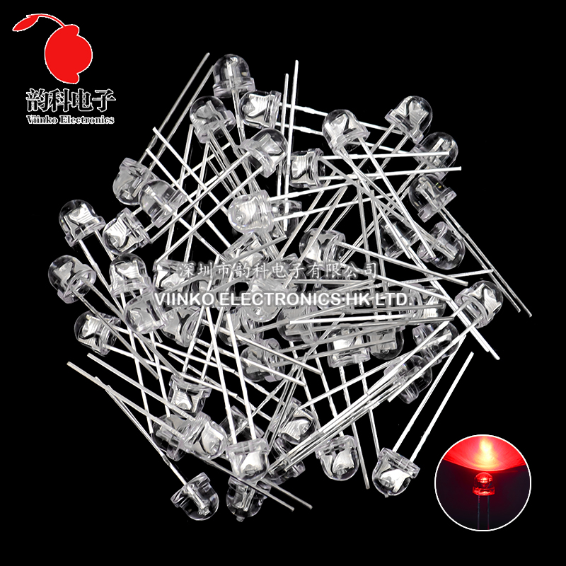 1000pcs 5mm Straw Hat LED Supe - Ludwigia Super Red ulasan dan harga