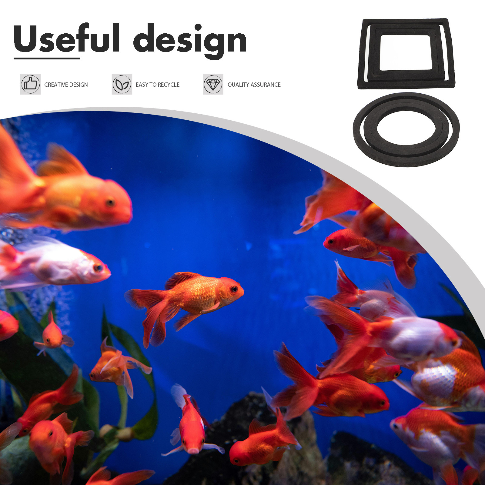 6Pcs Fish Feeding Rings Floati - Aquarium Planted Setup ulasan dan harga