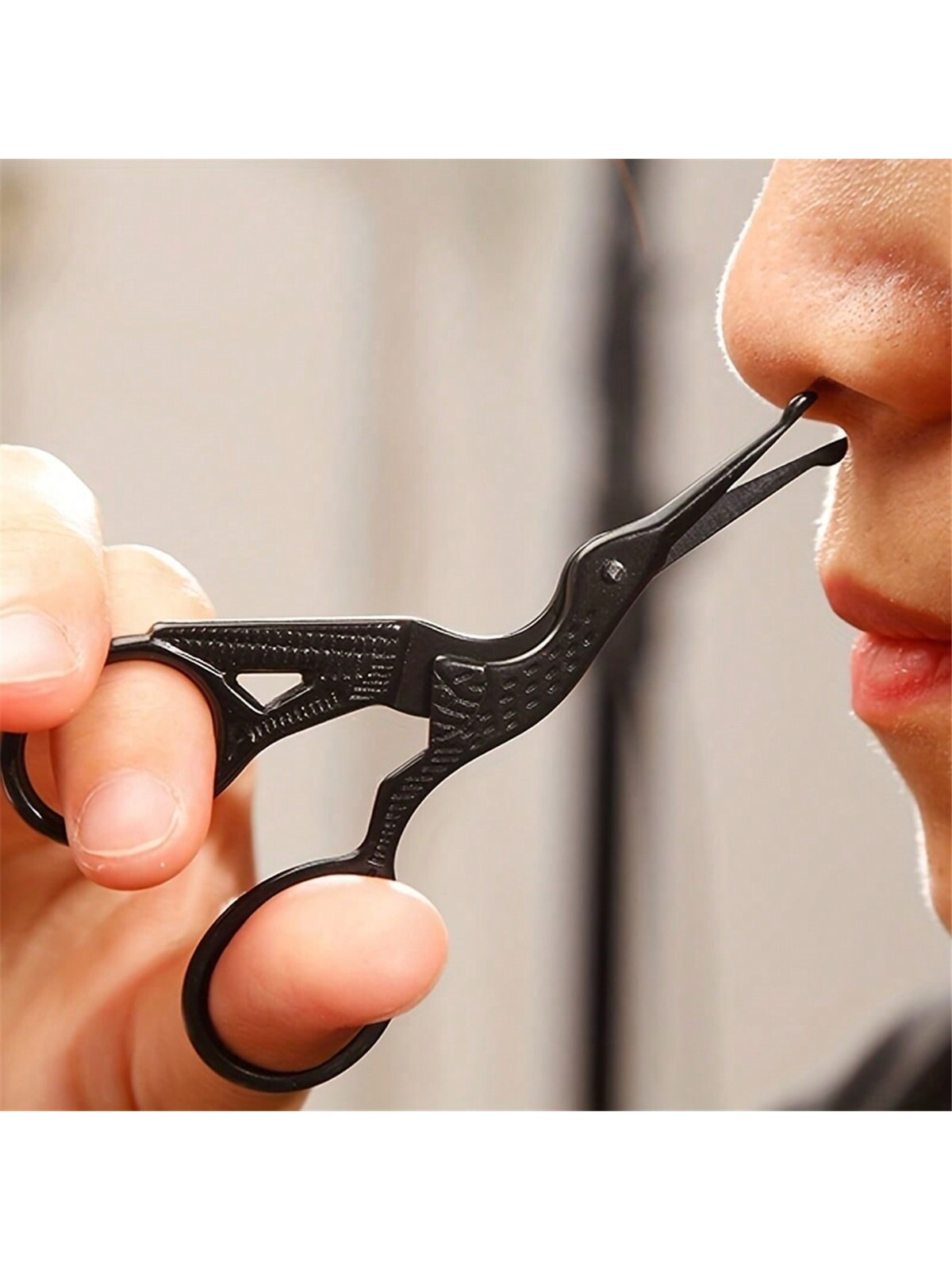 Nose Hair Scissors, Stainless  - Trimming Scissor Set ulasan dan harga