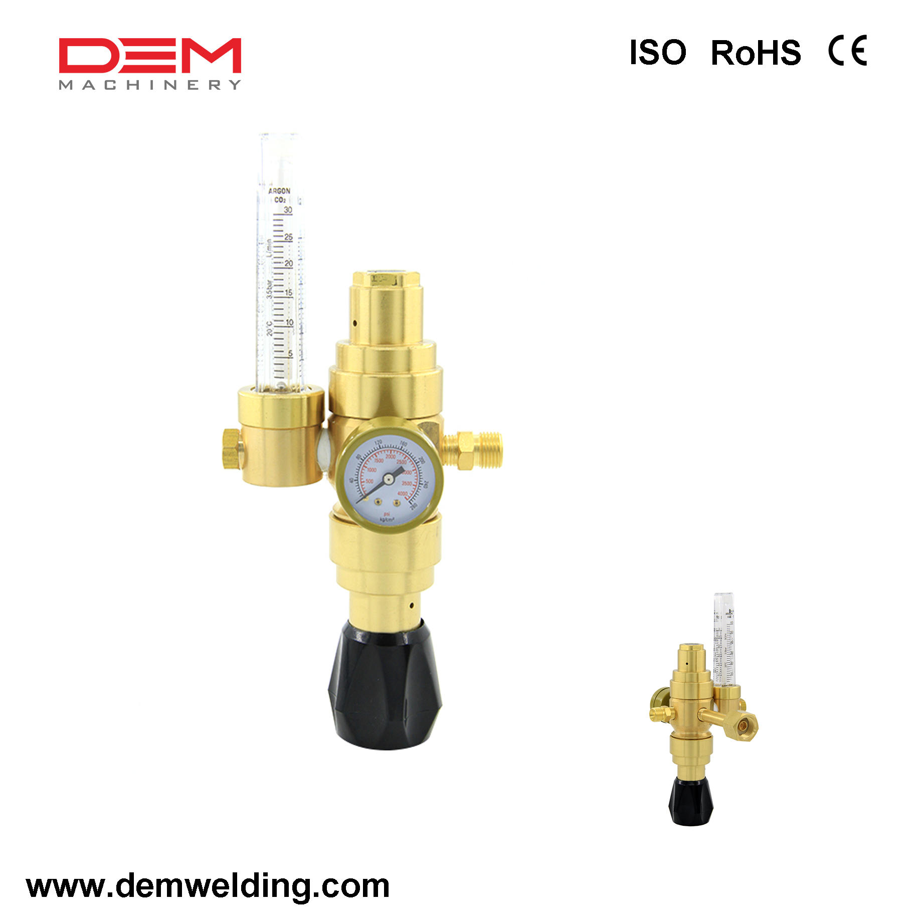 DEM WR2400 Precision Flow Cont - Co2 Regulator Dual Stage ulasan dan harga