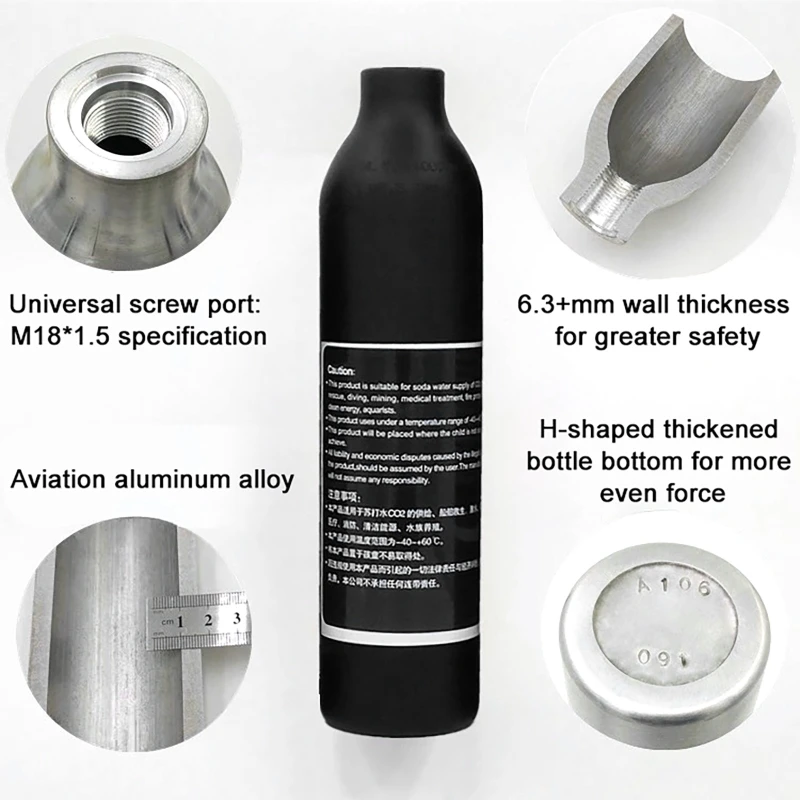 High Pressure Bottle Thread M1 - Planted Aquarium Co2 ulasan dan harga
