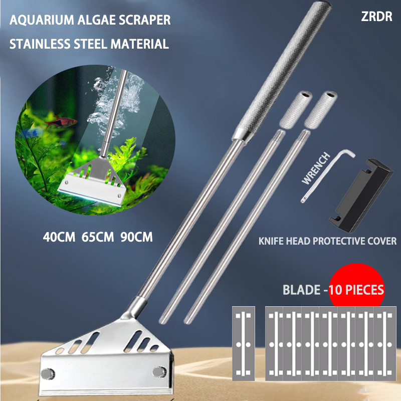 ZRDR Stainless Steel Aquarium  - Planted Aquarium Cleaning Kit ulasan dan harga