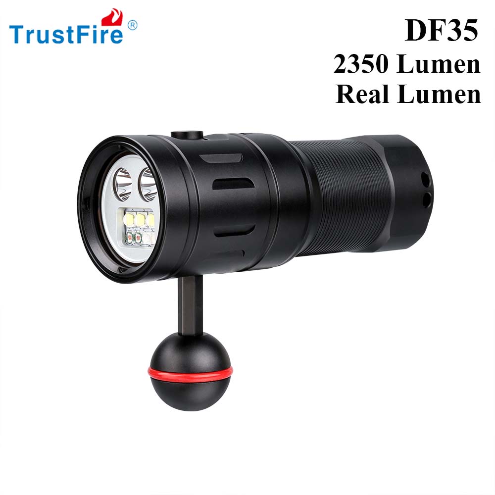 Trustfire DF35 Diving Flashlig - Ludwigia Super Red ulasan dan harga