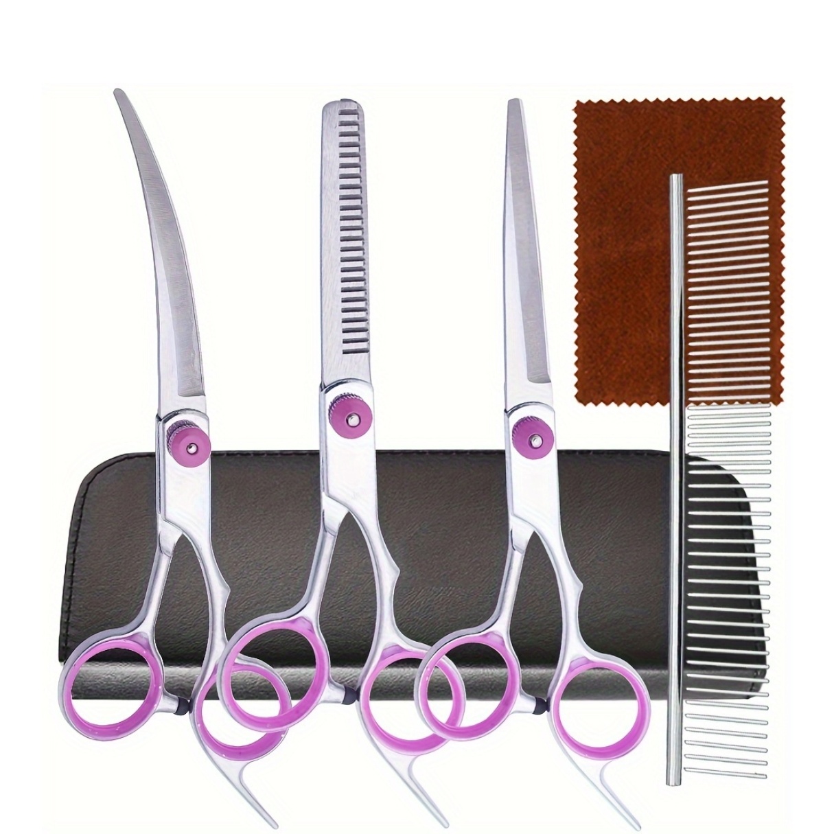 5Pcs Professional Dog Grooming - Trimming Scissor Set ulasan dan harga