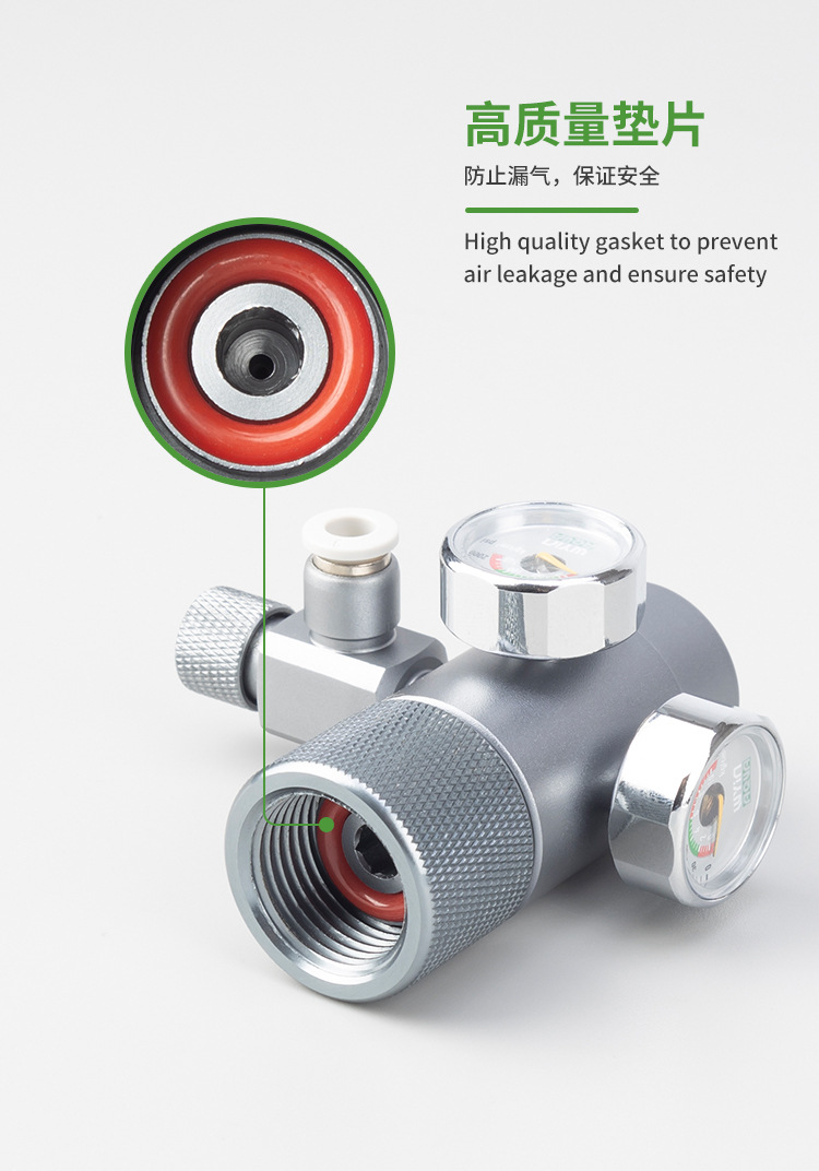 Aquarium CO2 Regulator Aluminu - Co2 Regulator Dual Stage ulasan dan harga
